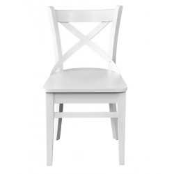 Kasia drewniane krzesło białe - Zdjęcie 2