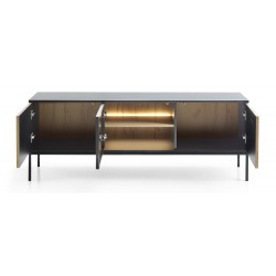 SANTI szafka RTV z lamelami - Zdjęcie 4