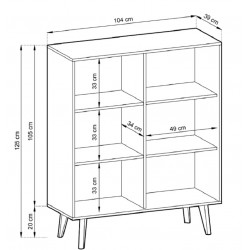 WILLY komoda do salonu KD104 - Zdjęcie 5