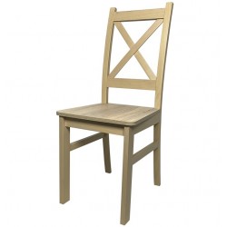 KRZYSIU krzesło drewniane do kuchni krzyżak - Zdjęcie 3