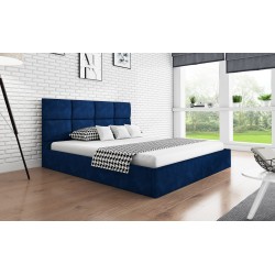 Łóżko tapicerowane SIM 140X200 Stelaż drewniany