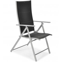 Krzesło MODERN ogrodowe aluminiowe składane - Zdjęcie 1
