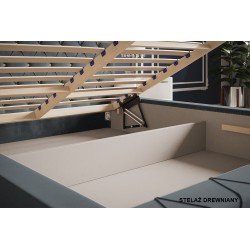 Pikowane łóżko tapicerowane BEN 4 - Zdjęcie 8