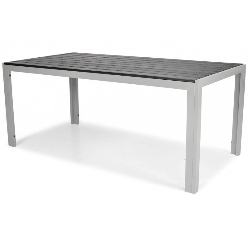 Stół ogrodowy aluminiowy 150 cm MODERN czarny