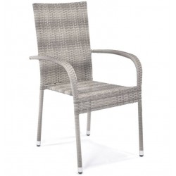 Zestaw mebli ogrodowych stół i krzesła technorattan 8 osób MALWA - Zdjęcie 7