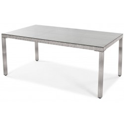 Zestaw mebli ogrodowych stół i krzesła technorattan 8 osób MALWA - Zdjęcie 3