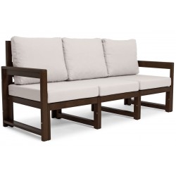 Sofa ogrodowa drewniana MADERA trzyosobowa