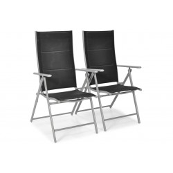 MODERN Zestaw ogrodowy aluminiowy stół + krzesła 6 osób - Zdjęcie 3