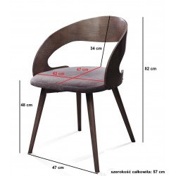 Nowoczesne krzesło do jadalni M-105 - Zdjęcie 4
