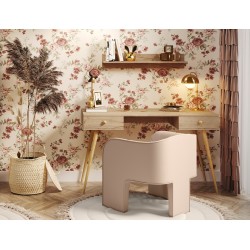 Biurko z szufladami w stylu skandynawskim Dąb Craft złoty - Zdjęcie 3