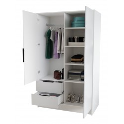 Gładka szafa Nikola 103 do sypialni - Zdjęcie 4