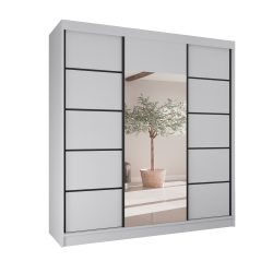 Szafa Mona V200 z lustrem i szufladami