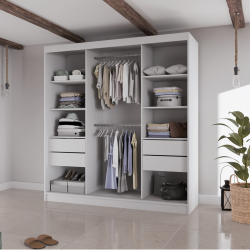 Szafa Viola V200 z lustrem - Zdjęcie 8