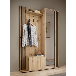 MELA garderoba z lamelami do przedpokoju