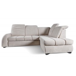 ONLY Wygodny Narożnik Prawostronny z regulowanym zagłówkiem, funkcją spania i pojemnikiem na pościel - Zdjęcie 2