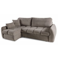 FLOW Narożnik uniwersalny z funkcją spania i podwójnym pojemnikiem na pościel