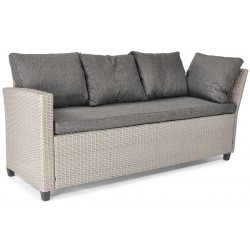 Zestaw mebli ogrodowych z technorattanu HOLI - SZARY - Zdjęcie 6