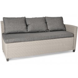 Zestaw mebli ogrodowych z technorattanu HOLI - SZARY - Zdjęcie 5