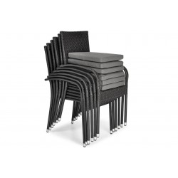 Krzesło ogrodowe z technorattanu - MALWA - Zdjęcie 5