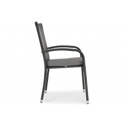 Krzesło ogrodowe z technorattanu - MALWA - Zdjęcie 2