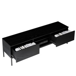 Szafka RTV industrialna czarna - Zdjęcie 2