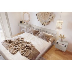 Stolik nocny kaszmirowy boho - Zdjęcie 4