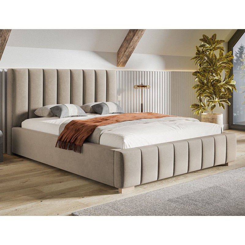 Łóżko 200x200 Stelaż metalowy BEN 10