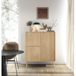 AVO Komoda Ryflowana Wysoka 3D - Zdjęcie 4