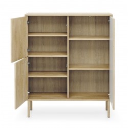 AVO Komoda Ryflowana Wysoka 3D - Zdjęcie 3