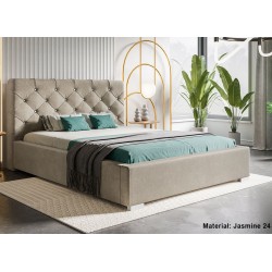 Łóżko sypialniane z pojemnikiem na pościel BEN 11 - Zdjęcie 2