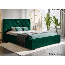 Łóżko tapicerowane 200x200 BEN 11 Stelaż metalowy - Zdjęcie 4