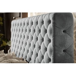 Łóżko tapicerowane 200x200 BEN 15 Stelaż metalowy - Zdjęcie 10