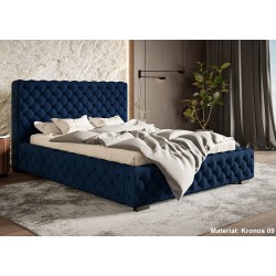 Łóżko tapicerowane 200x200 BEN 15 Stelaż metalowy - Zdjęcie 7