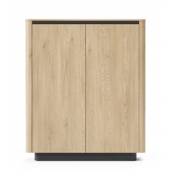 ORRO Komoda wysoka o zaokrąglonym kształcie 2D - Zdjęcie 2