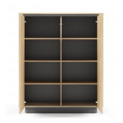 ORRO Komoda wysoka o zaokrąglonym kształcie 2D - Zdjęcie 4