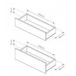 ORRO Komoda o zaokrąglonym kształcie 6S - Zdjęcie 6