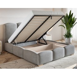 Łóżko sypialniane 200x200 BEN 14 z dużym pojemnikiem na pościel - Zdjęcie 8