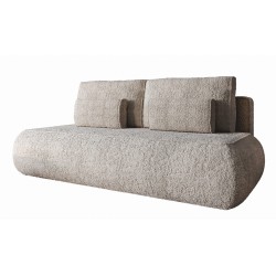 AJA Kanapa z funkcją spania w tkaninie boucle, baranek - Zdjęcie 3