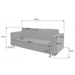 Kanapa SONTI z funkcją spania - Zdjęcie 10