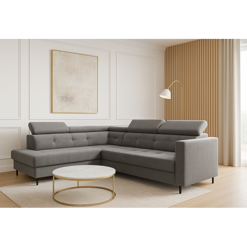 Narożnik TAKO z funkcją spania z regulowanymi zagłówkami