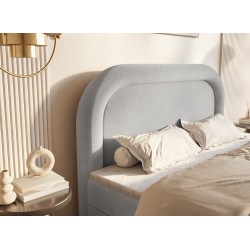 Łóżko kontynentalne ROSSINI 160x200 z materacem - Zdjęcie 3