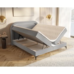 Łóżko kontynentalne ROSSINI 160x200 z materacem - Zdjęcie 2