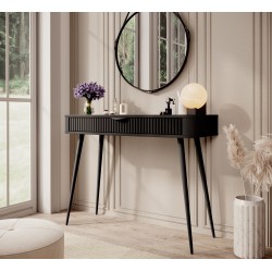 LENA Toaletka konsola do przedpokoju czarna - Zdjęcie 4