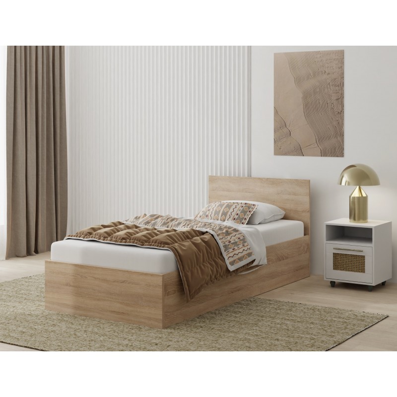 Łóżko Dziecięce z Materacem 90x200 ALDO