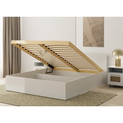 Łóżko sypialniane ALDO z materacem - Zdjęcie 3