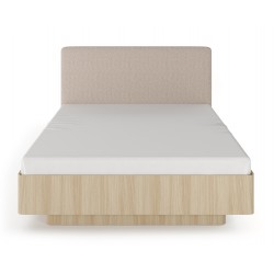 KIKI Łóżko do sypialni z tapicerowanym zagłówkiem - Zdjęcie 2
