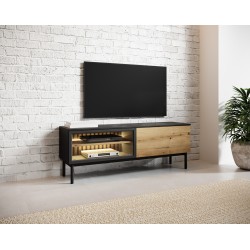 LONG Szafka RTV 150 2D z LED - Zdjęcie 2