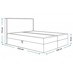 Łóżko kontynentalne FOX 9 - Zdjęcie 9