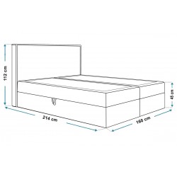 Łóżko kontynentalne FOX 9 - Zdjęcie 10