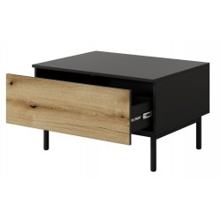 LONG Stolik Kawowy z szufladą na drewnianych nóżkach - Zdjęcie 5